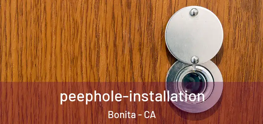  peephole-installation Bonita - CA